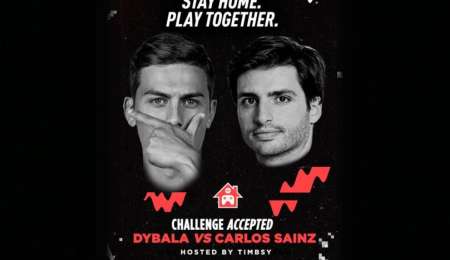 Mientras se recupera del Coronavirus, Paulo Dybala desafía a Carlos Sainz