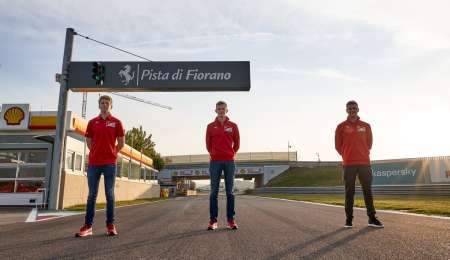 Schumacher, Ilott y Shwartzman prueban con Ferrari en Fiorano