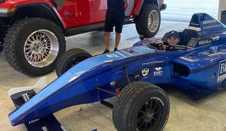 Un nuevo Fittipaldi dio su primer paso en el automovilismo