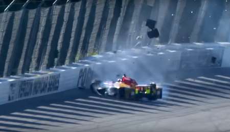 Accidente en la clasificación de IndyCar