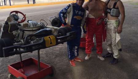 Fontana y Trosset en karting