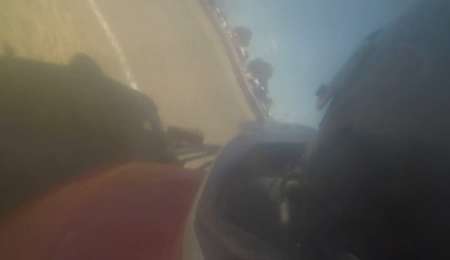 El vuelco de la Fórmula 2.0 Renault a bordo