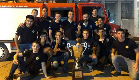 Los festejos del campeón Franco Girolami en Isla Verde