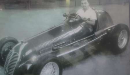 Las pruebas de Froilán González con un F1 en una avenida de Arrecifes