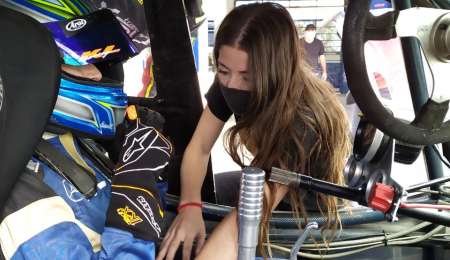 Valentina Funes probó antes de su debut en Top Race 