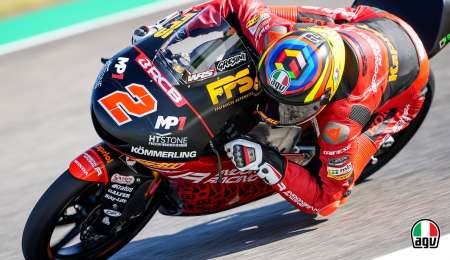 Una caída arruinó la clasificación de Rodrigo