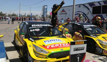 Los protagonistas del podio en Mendoza