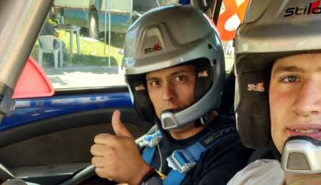 Gambetta probó el Junior del Rally Argentino