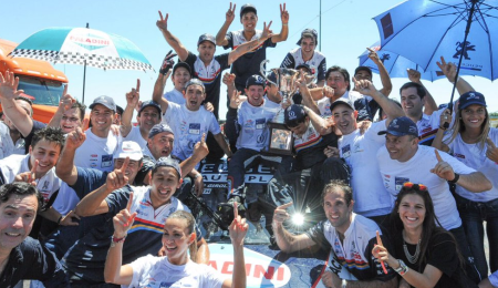 Los festejos del campeón