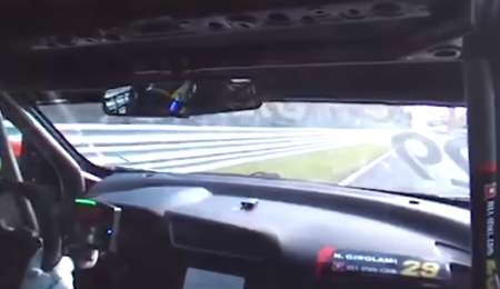 A bordo: Girolami y dos momentos electrizantes en Nürburgring