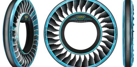 Presentaron un neumático para autos voladores