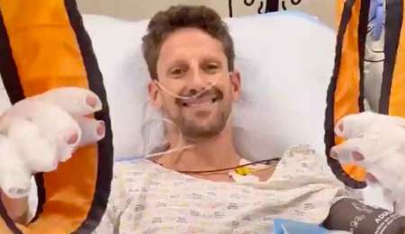 Grosjean espera el Alta para mañana