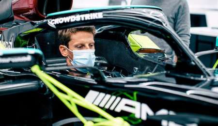 Romain Grosjean vuelve a manejar un F1