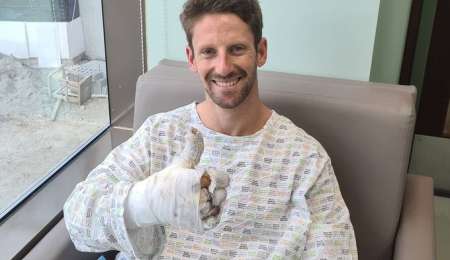 Grosjean: "Mi cuerpo se está recuperando bien"