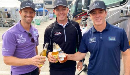 Grosjean y Johnson se prueban en Indianápolis