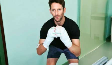 Grosjean recibió el alta