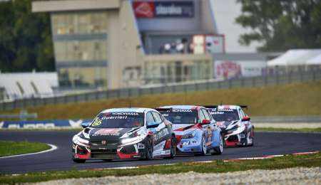 Choque y abandono para Guerrieri en Eslovaquia