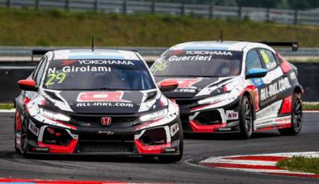 Guerrieri y Girolami salieron a pista