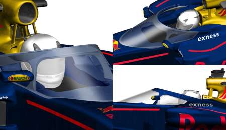 Red Bull probaría su halo en Rusia