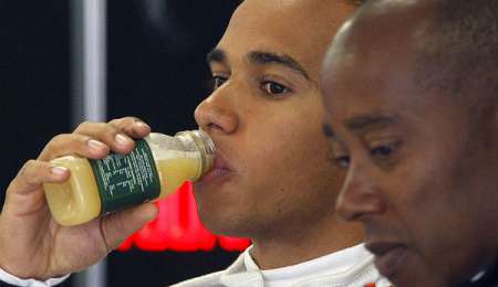 Hamilton con la dieta del Kun