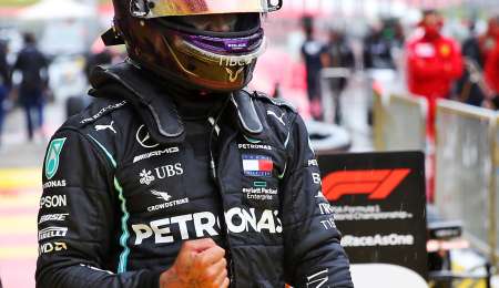 Hamilton tras su pole bajo la lluvia: “Me encantan estos días”