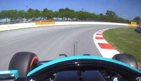 A bordo: la vuelta que le dio la pole 100 a Hamilton