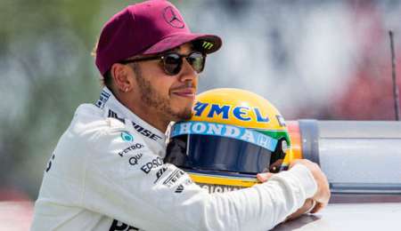 Hamilton pensó en Senna durante la carrera de Singapur