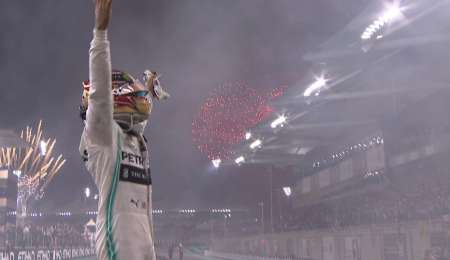 Hamilton, a lo campeón: cerró 2019 con victoria en Abu Dhabi