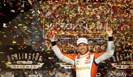 Nascar: Denny Hamlin volvió al triunfo en Darlingnton