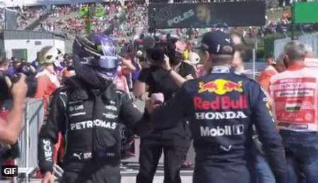 Hamilton desaceleró delante de Verstappen y fue abucheado