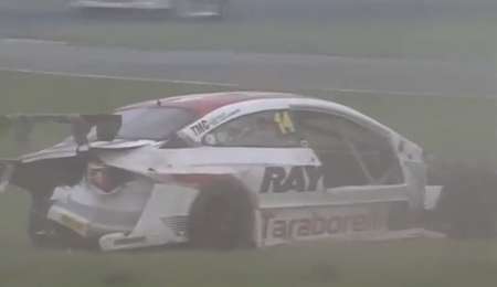 Hamze: "Fue fabuloso como el auto absorbió el golpe”