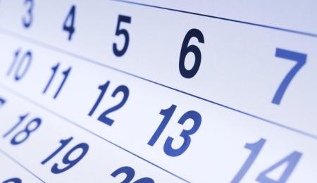 El calendario no está completo.