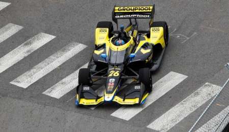 IndyCar: Herta voló por las calles de Nashville