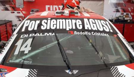 El homenaje a Agustina en el auto de Di Palma