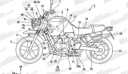 Honda trabaja en una nueva trail estilo retro