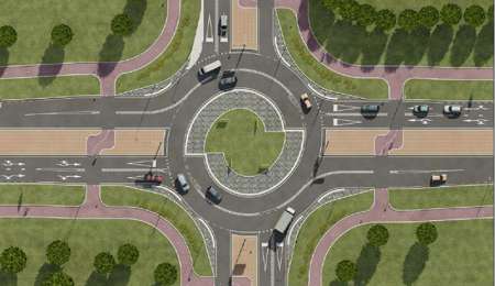 ¿Cómo se debe circular en las rotondas? 