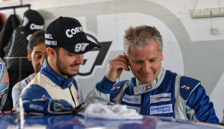 Tomás y Daniel Cingolani en la Carrera de las Estrellas