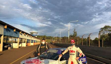 Okulovich y Urrutia giraron en el Autódromo de Oberá