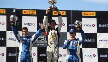 Protagonistas de la carrera 2 en Rafaela