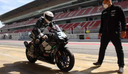 Tati Mercado tuvo su primer contacto con la Honda del MIE Racing