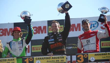 Los protagonistas de la carrera 1 