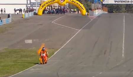 Escalofriante incendio en el Superbike Argentino
