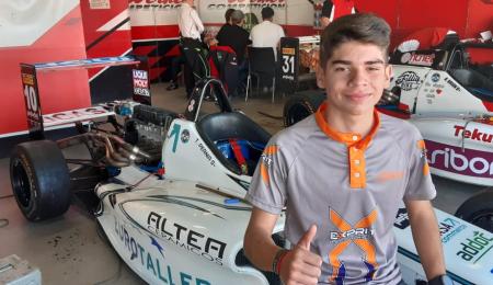 El sanjuanino Joaquín Naranjo con un pie en la Fórmula Renault