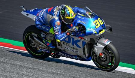 Joan Mir aceleró y mejoró los tiempos antes de clasificar