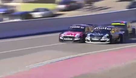 Áspera maniobra entre Di Palma y Rodríguez 