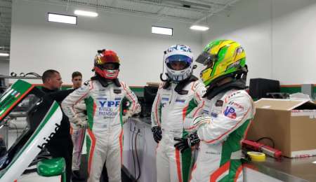 La intimidad de Canapino y su equipo en Daytona