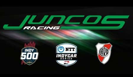 River, en el auto de Juncos en las 500 Millas de Indianápolis