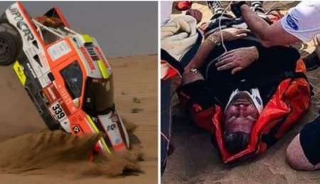 No arrancó y el Dakar ya sufrió su primer accidente