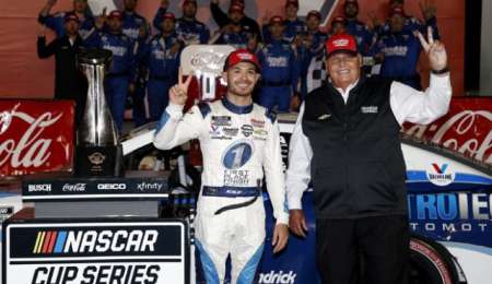 Nascar en Sonoma: Kyle Larson arrancará desde la Pole Position