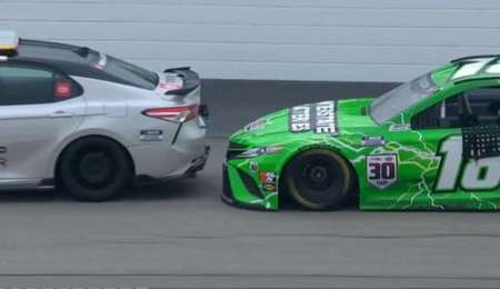 Nascar: Empujó al Pace Car y no lo sancionaron